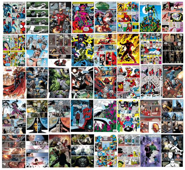 Wall Collage Marvel