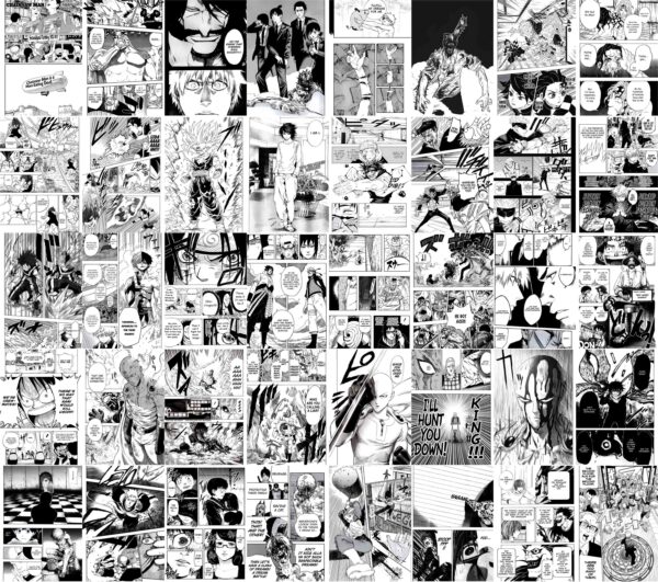 manga-poster wall