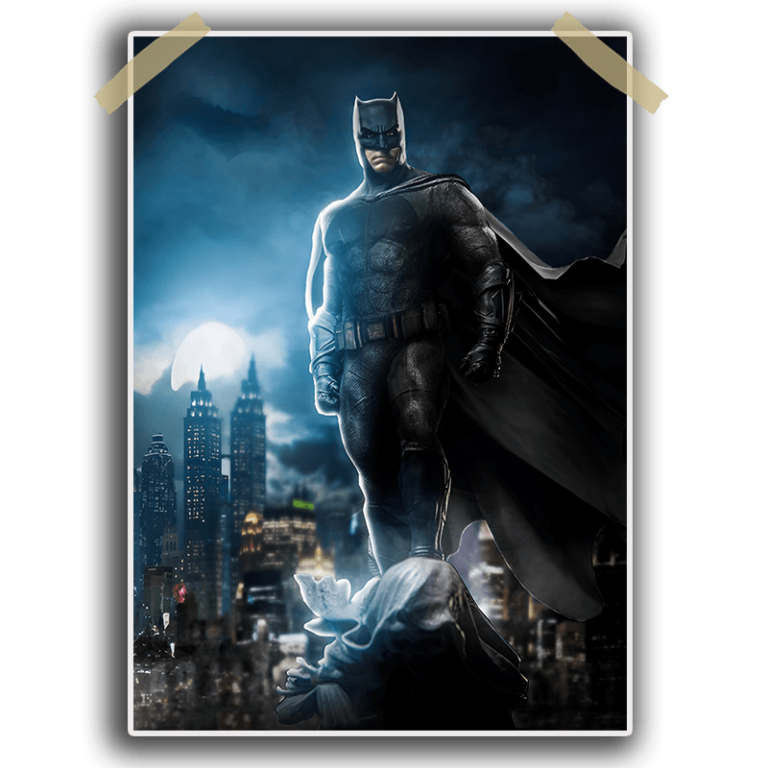 Batman Ben Affleck Single Poster | 13×19 inches | 300 GSM | Laminated ...