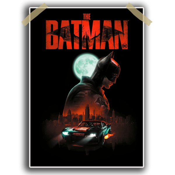 The Batman Movie Single Poster | 13×19 inches | 300 GSM | Laminated ...