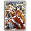 Mikasa and Levi - Attack on Titan