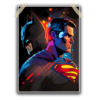 Batman & Superman Art Poster