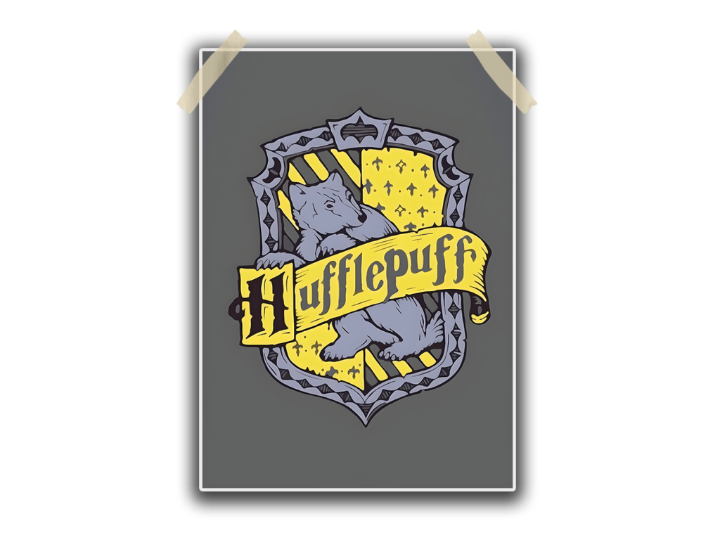 House Hufflepuff Harry Potter Single Poster | 13×19 inches | 300 GSM ...