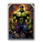 Hulk Comic Art Poster