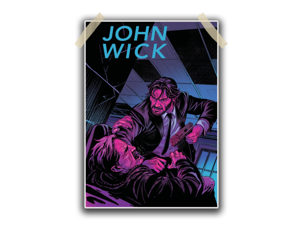 John Wick Comic Art V1