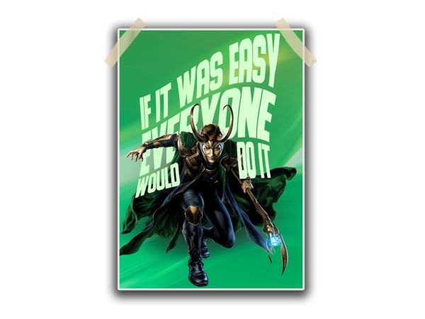 Loki Quote Poster