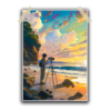 Photography On Beach Single Poster | 13x19 inches | 300 GSM | Laminated