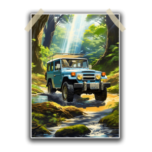 Jeep In Jungle