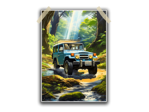 Jeep In Jungle